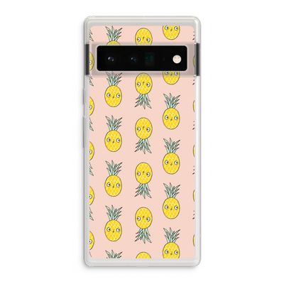 Ananas: Google Pixel 6 Pro Transparant Hoesje