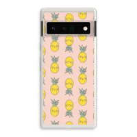 Ananas: Google Pixel 6 Pro Transparant Hoesje
