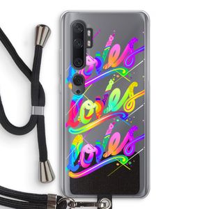Loves: Xiaomi Mi Note 10 Transparant Hoesje met koord