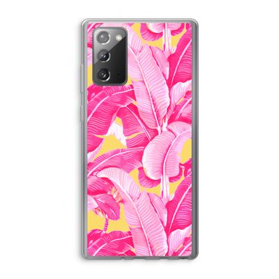 Pink Banana: Samsung Galaxy Note 20 / Note 20 5G Transparant Hoesje