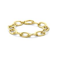 14k Gouden Schakelarmband 13 mm - 19 cm voor Heren of Dames