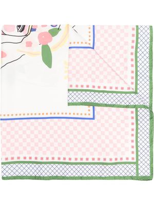 Gunia Project "foulard Mary, Mother of Jesus en soie" - Tons neutres