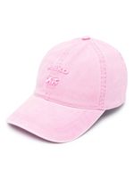 PINKO casquette en coton à logo brodé - Rose