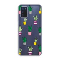 Sanseveria: Samsung Galaxy A03s Transparant Hoesje Sanseveria: Samsung Galaxy A03s Transparant Hoesje