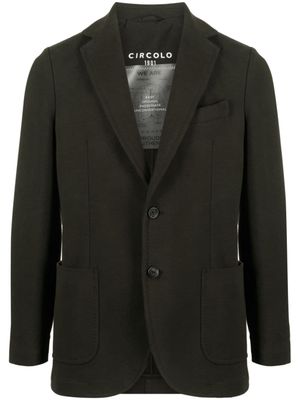 Circolo 1901 blazer en jersey à simple boutonnage - Vert