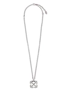 Off-White collier à pendentif Arrow - Argent