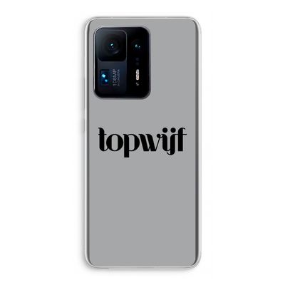 Topwijf Grijs Zwart: Xiaomi Mi Mix 4 Transparant Hoesje