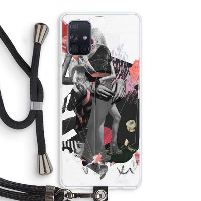 Dissimulation du réel: Samsung Galaxy A71 Transparant Hoesje met koord