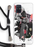 Dissimulation du réel: Samsung Galaxy A71 Transparant Hoesje met koord