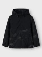Name it winter softshell jas jongens - zwart - NkmAlf