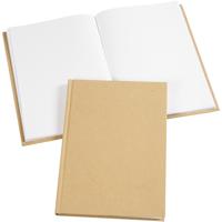 Creativ Company Notitieboek, a5, dikte 8 mm, 80 gr, bruin, 1 stuk