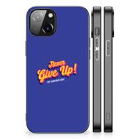 Apple iPhone 13 | iPhone 14 | Telefoon Hoesje | met tekst Never Give Up Apple iPhone 13 | iPhone 14 | Telefoon Hoesje | met tekst Never Give Up