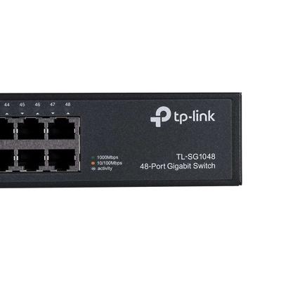 TP-Link TL-SG1048 Unmanaged Gigabit Ethernet (10/100/1000) 1U Zwart