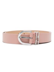 Calvin Klein ceinture en cuir à logo - Rose