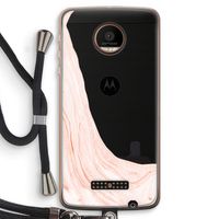 Peach bath: Motorola Moto Z Force Transparant Hoesje met koord Peach bath: Motorola Moto Z Force Transparant Hoesje met koord