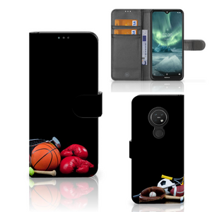 Nokia 7.2 | Nokia 6.2 Wallet Case met Pasjes Sports