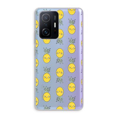Ananas: Xiaomi 11T Transparant Hoesje