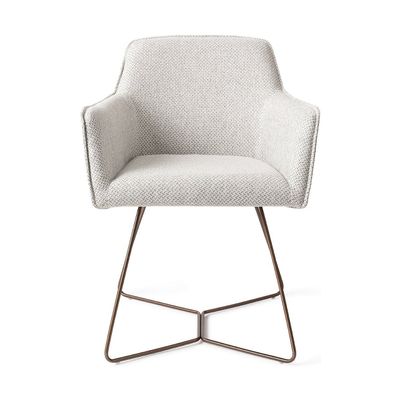 Jesper Home Hofu eetkamerstoel Checkers Charm beehive rose