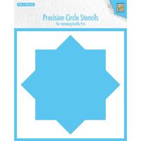 Nellie's Choice • precision circle stencils 8-point circle 20x20cm