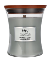 Woodwick Lavender & Cedar Medium Hourglass Candle 0