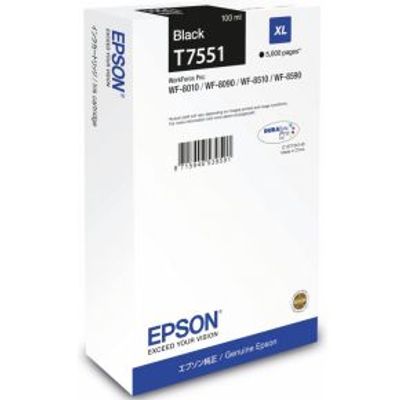 Epson Inktpatroon XL zwart T 755 T 7551