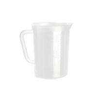 Keuken maatbeker/mengbeker - kunststof - transparant - 1400 ml