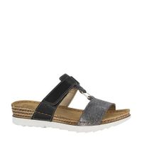 Easy Street slippers zwart/grijs - thumbnail