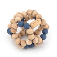 Trixie houten kralenbal blauw