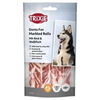TRIXIE DENTA FUN MARBLED BEEF CHEWING ROLLS