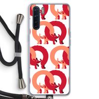 Dogs: Oppo A91 Transparant Hoesje met koord