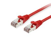 Equip 605524 RJ45 Netwerkkabel, patchkabel CAT 6 S/FTP 5.00 m Rood Vergulde steekcontacten 1 stuk(s) - thumbnail