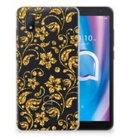 Alcatel 1B (2020) | TPU Case | Gouden Bloemen