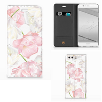 Huawei P10 Plus Smart Cover Lovely Flowers