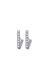 Chopard boucles d'oreille Ice Cube Pure en or blanc 18ct - Argent