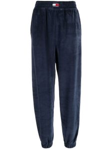 Tommy Jeans pantalon de jogging à patch logo - Bleu