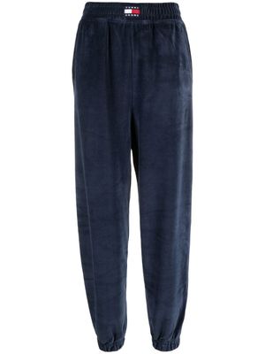 Tommy Jeans pantalon de jogging à patch logo - Bleu