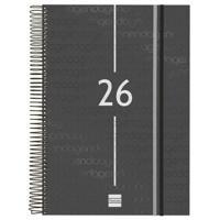 Agenda Finocam Zwart A4 21 x 29,7 cm
