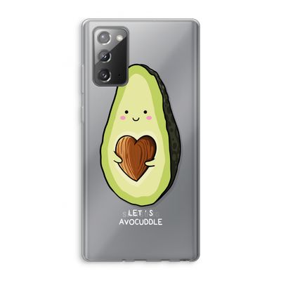 Avocuddle: Samsung Galaxy Note 20 / Note 20 5G Transparant Hoesje