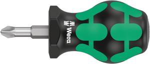 Wera 355 PZ kruiskop Stubby/carburateurschroevendraaier, PZ 2 x 25 mm - 05008854001