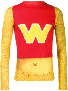 Walter Van Beirendonck Pre-Owned top Wonderland Trompe L'Oeil - Jaune