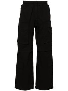 Thom Krom pantalon évasé à poches cargo - Noir