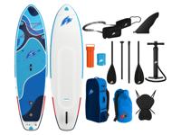 F2 Opblaasbaar SUP-board Allround met pomp en peddel