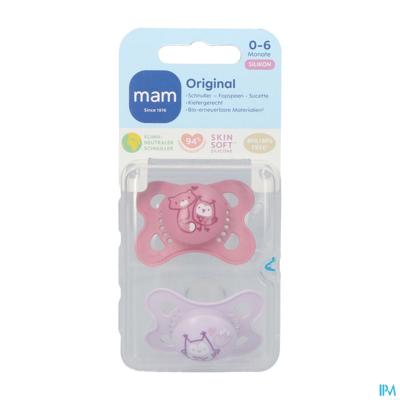 Mam Fopspeen Original Pure Siliconen 0-6m Meisje