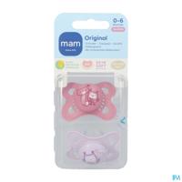 Mam Fopspeen Original Pure Siliconen 0-6m Meisje