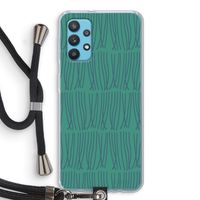 Swirls: Samsung Galaxy A32 4G Transparant Hoesje met koord