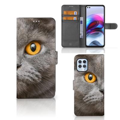 Telefoonhoesje | Met pasjeshouder | Motorola Moto G100 Britse Korthaar