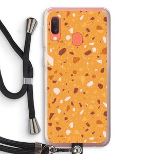 Terrazzo N°24: Samsung Galaxy A20e Transparant Hoesje met koord