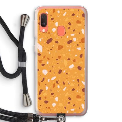 Terrazzo N°24: Samsung Galaxy A20e Transparant Hoesje met koord