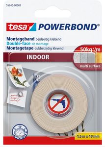 Tesa Montagetape Indoor - 1,5 m x 19 mm