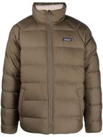 Patagonia veste matelassée à patch logo - Vert